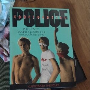 Police Band Photo Book by Danny Quatrochi - Vintage Music Photography Collection